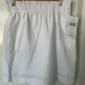 Lauren James Seersucker Skirt NWT